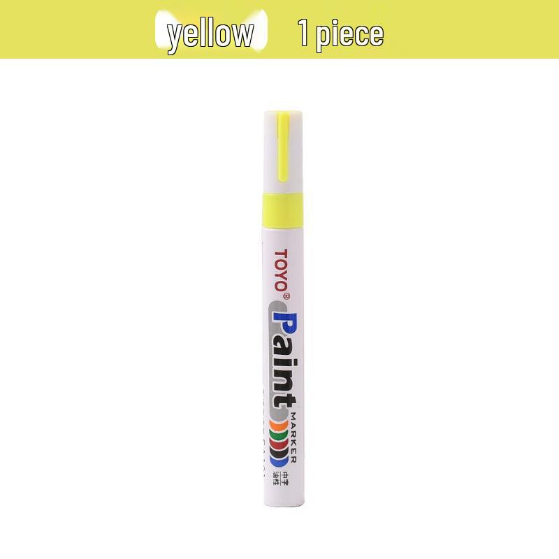 Toyo SA101 White Waterproof Tire Marker Pen - Non-Fading Touch-Up Paint Pen