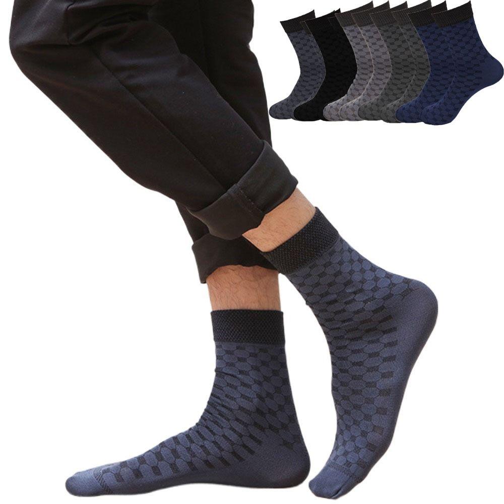 

10Pairs Elastic Men s Mid-tube Socks Grid Men Mesh Silk Scok Men s Business Thin Socks Spring светло-серый