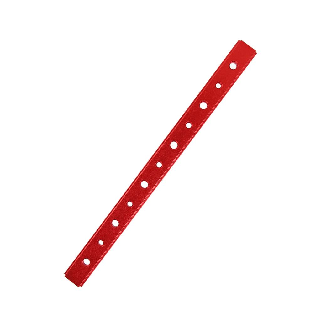 T Slot Miter Track Jig Aluminum Alloy Woodworking Slide Strip 300mm with Hole for Engraving Machine Table Saw
