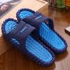 Men's EVA Slippers Black Patchwork Color Soft Sole Casual Indoor Slippers At Home Bathroom Anti Slip Slippers Summer