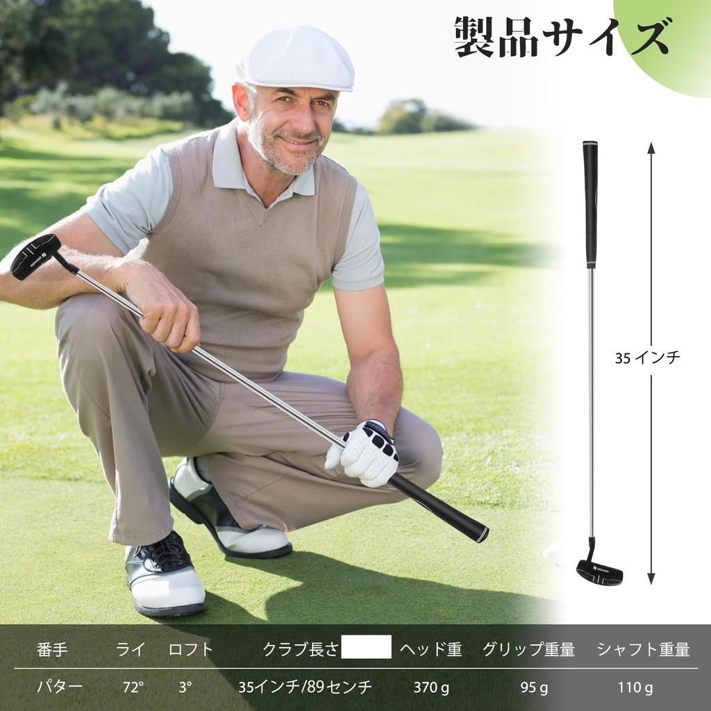 3 Grad 35 Zoll Langer Rechtshänder Herren Putter, Loft,