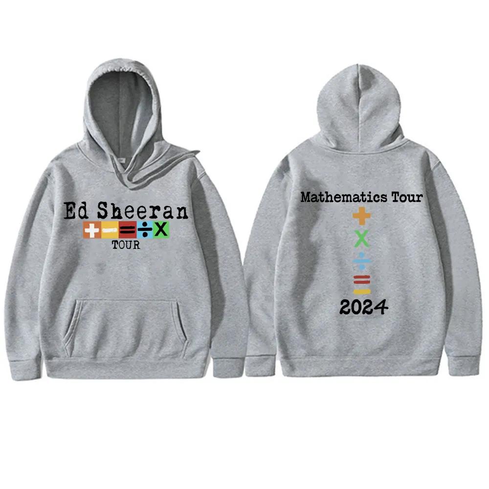 Pop Singer Ed Sheeran Concert Tour Mathematics Hoodie Men Women FleeceSweatshirt Men's Hip Hop  Hoodies