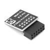 Encryption Security TPM 2.0 Module LPC-12PIN Motherboard Card Security Module Replacement Parts for Gigabyte Motherboard Win11