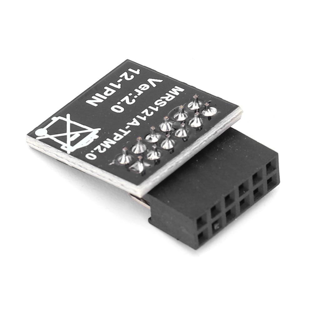 Encryption Security TPM 2.0 Module LPC-12PIN Motherboard Card Security Module Replacement Parts for Gigabyte Motherboard Win11