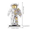Weltraum-Astronauten Bausteine Spaceman Erkundungs Roboter Abenteuer Modell Actionfigur Steine Pädagogisches Montage Spielzeug Kindergeschenk