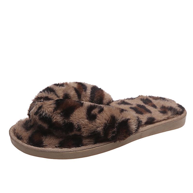 2023 Women's European & American Style Herringbone Fur Flat Slippers