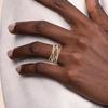 Classic Copper Alloy Zircon Ring Ladies Jewelry Wedding Promise Party Gift