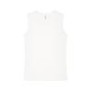 Summer 100% Cotton Men's Vest Casual Wide Shoulder O-Neck Sleeveless Tops Universal Solid Color Sports Fitness Loose Tank