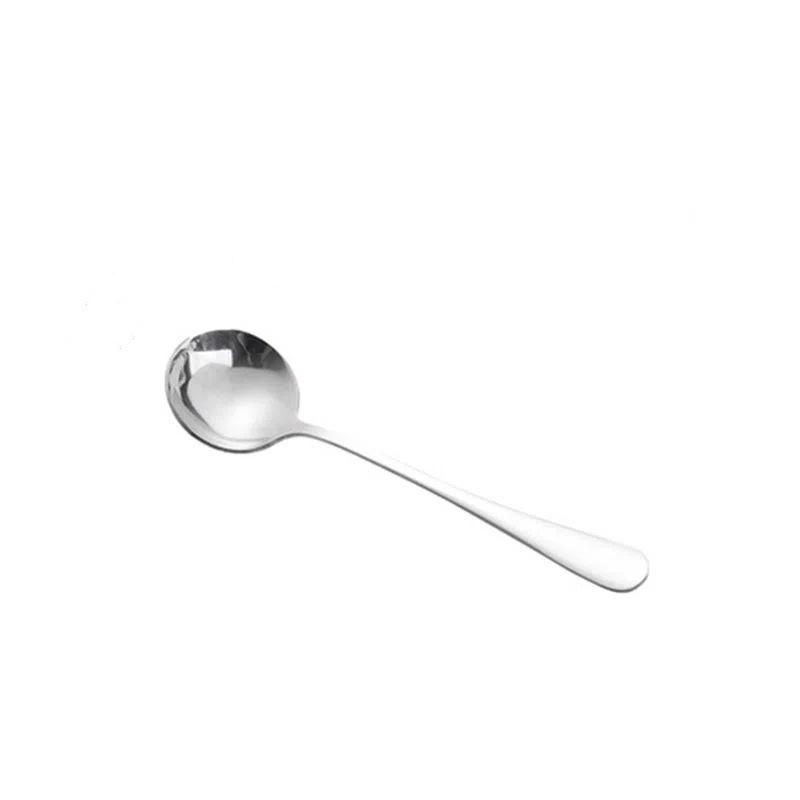 

Десертная и рисовая ложка из нержавеющей стали с длинной ручкой
