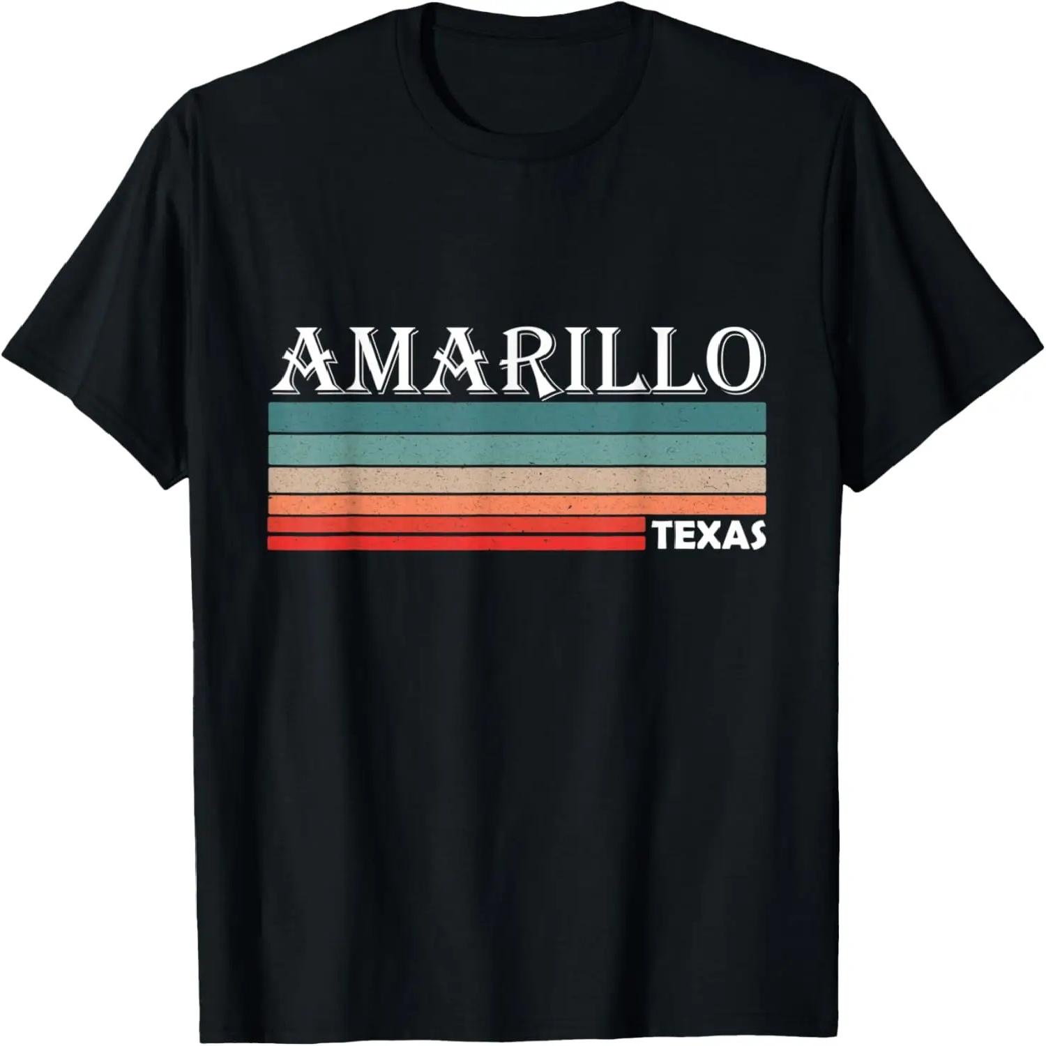 Retro Amarillo Texas TX Souvenir Gift T-Shirt XXXXL