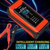 Auto Motorcycle Smart Fast Charge 6V 12V 6A Pulse Repair LCD Display Car Battery Charger Cycle GEL Lead-Acid Charger