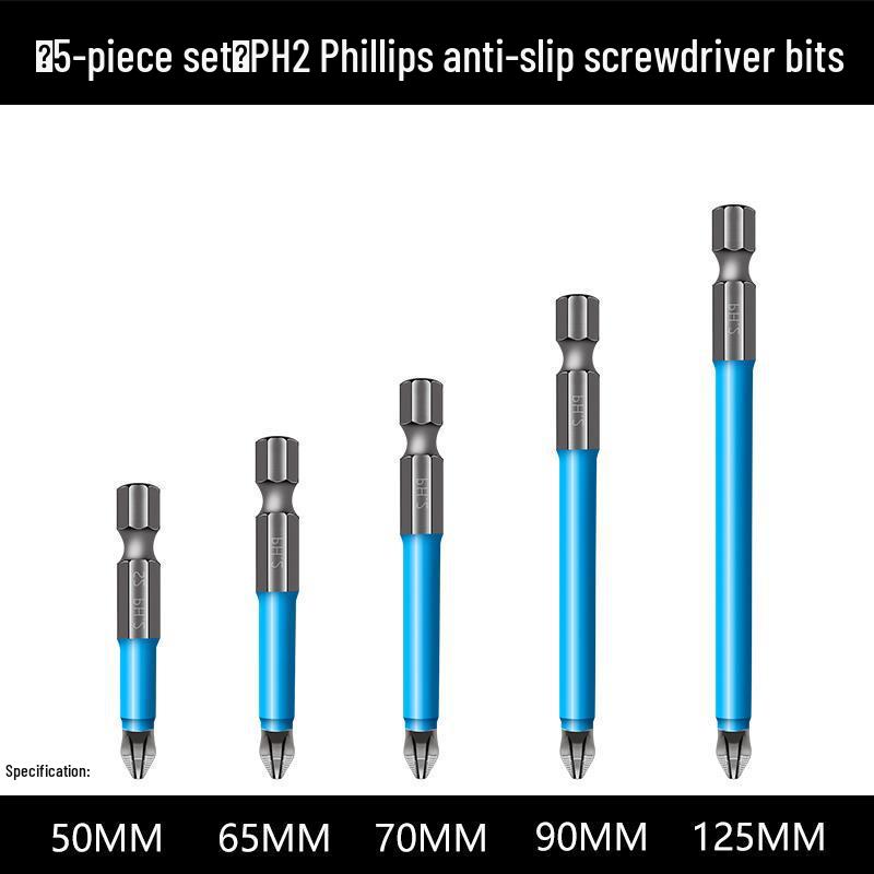 Premium Magnetisches Anti-Rutsch Elektro-Schraubendreher-Set mit Superharten Bits & Leistungsstarkem Magnetring