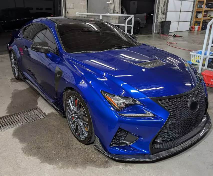 Боковые пороги (для RC F 2014-2018, Карбон) для Lexus RC 200t 2014- гг