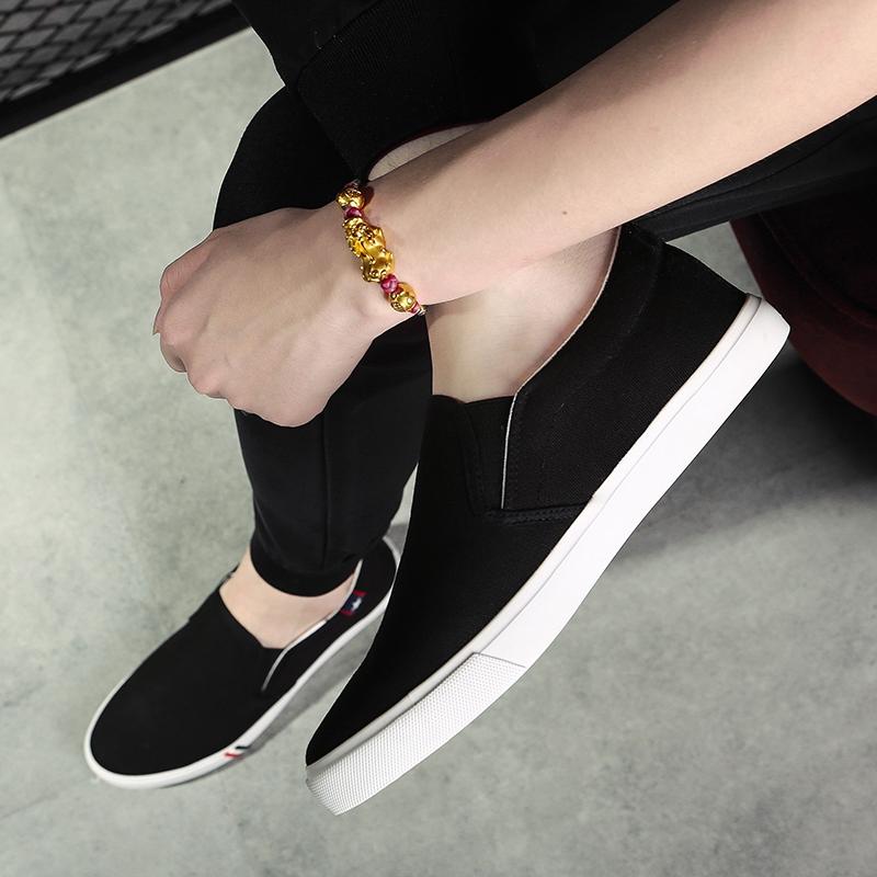 35-47 Unisex módní plátěná obuv Protiskluzová prodyšná obuv pro volný čas Pánské boty velké velikosti