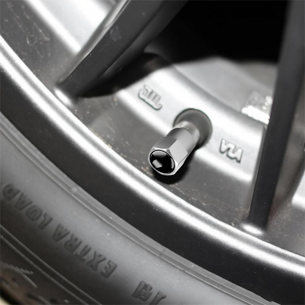 Aluminum Alloy Car Tire Valve Caps Airdust Waterproof Tyre Rim Stem Cover