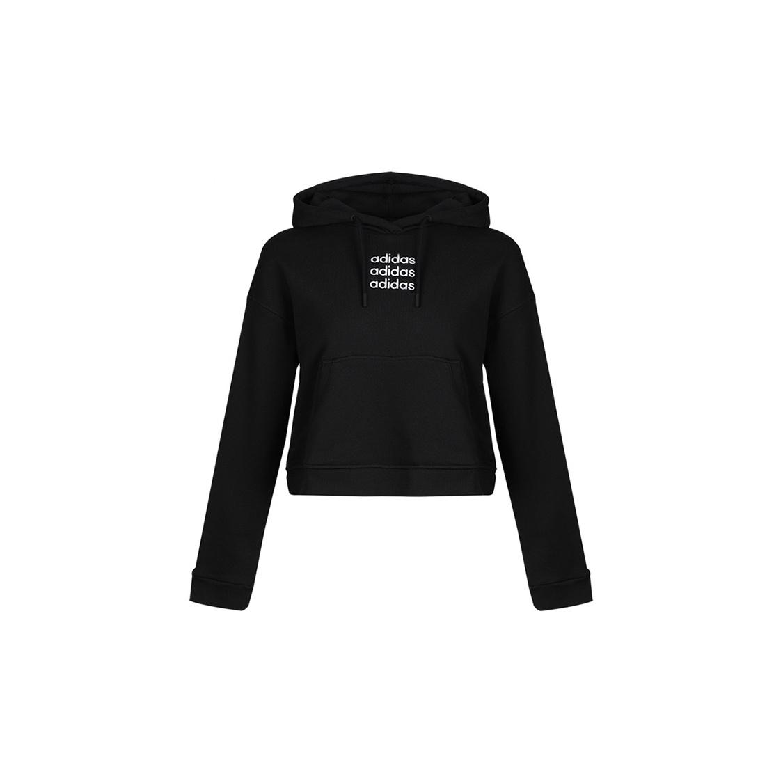 (WMNS) adidas Neo C+ Sweatshirts Asia Sizing Black Women s GJ7935 L