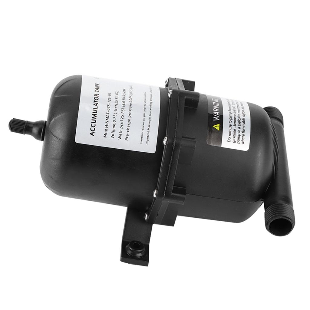 Akkumulator Druck Tank Wasser Pumpe Flow Control 0,75 L 125PSI Wasserdicht für Marine RV Boot