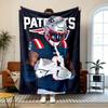 New England Patriots Weich und bequem Flanell Geeignet für Sofas Wohnzimmer Outdoor-Camping Reisen und auch ein tolles Jubiläumsgeschenk