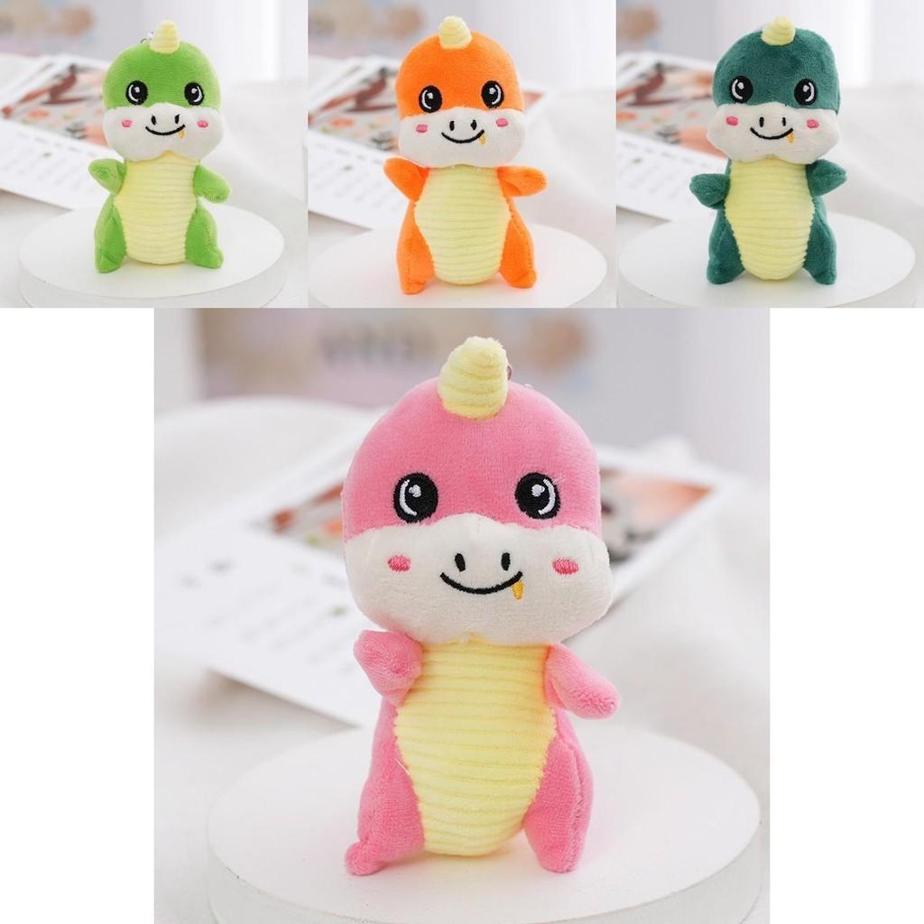 Adorable Big-eyed Dinosaur Plush Keychain Cute Cartoon Dinosaur Toy For Gifts