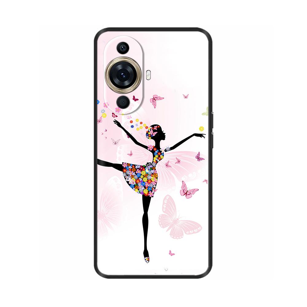For Hauwei NOVA 11 Pro Case Cat Lion Painted Phone Case For Huawei Nova 11 Ultra Nova11 Pro 11Pro 11i Silicone Back Cover Fundas