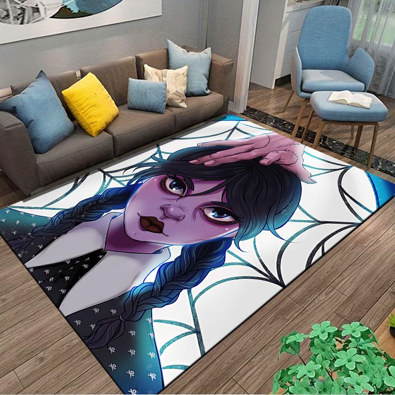 Dark Braids & Mysterious Aura suitable as a non-slip mat for the living room or bedroom sofa