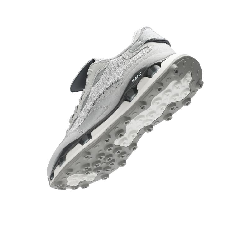 FILA KM2 Comfortable Abrasion Resistant Low top Casual Shoes Men's Silver Gray F12M513102FSL