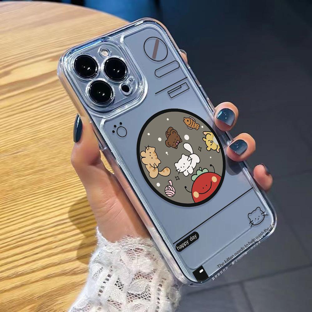 Drop-Proof Phone Case for iPhone 11 12 13 14 15 16 iPhone 14 15 16 Pro Max Samsung A16 A35 A36 A54 A55 S25 Xiaomi 11T Space Shell