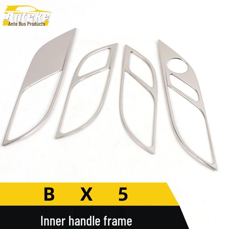 Borgward BX5 Interior Door Handle Decoration Frame - Stainless Steel Handle Patch Accessory