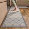Long Strip Diatom Mud Kitchen Carpet Simple Printed Non-slip Mat Bathroom Absorbent Foot Mat Door Mat