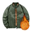 MA1 Military Flight Pilot Bomber Jacket Men Winter Warm Casual Tactical Airborne Aviator Motorcycle Down Coat