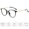 Round Myopia Glasses Anti-Blue Lamp Computer Eyeglasses Women Prescription Near Sight Glasses Diopter -1.0 -2.0 -4.0