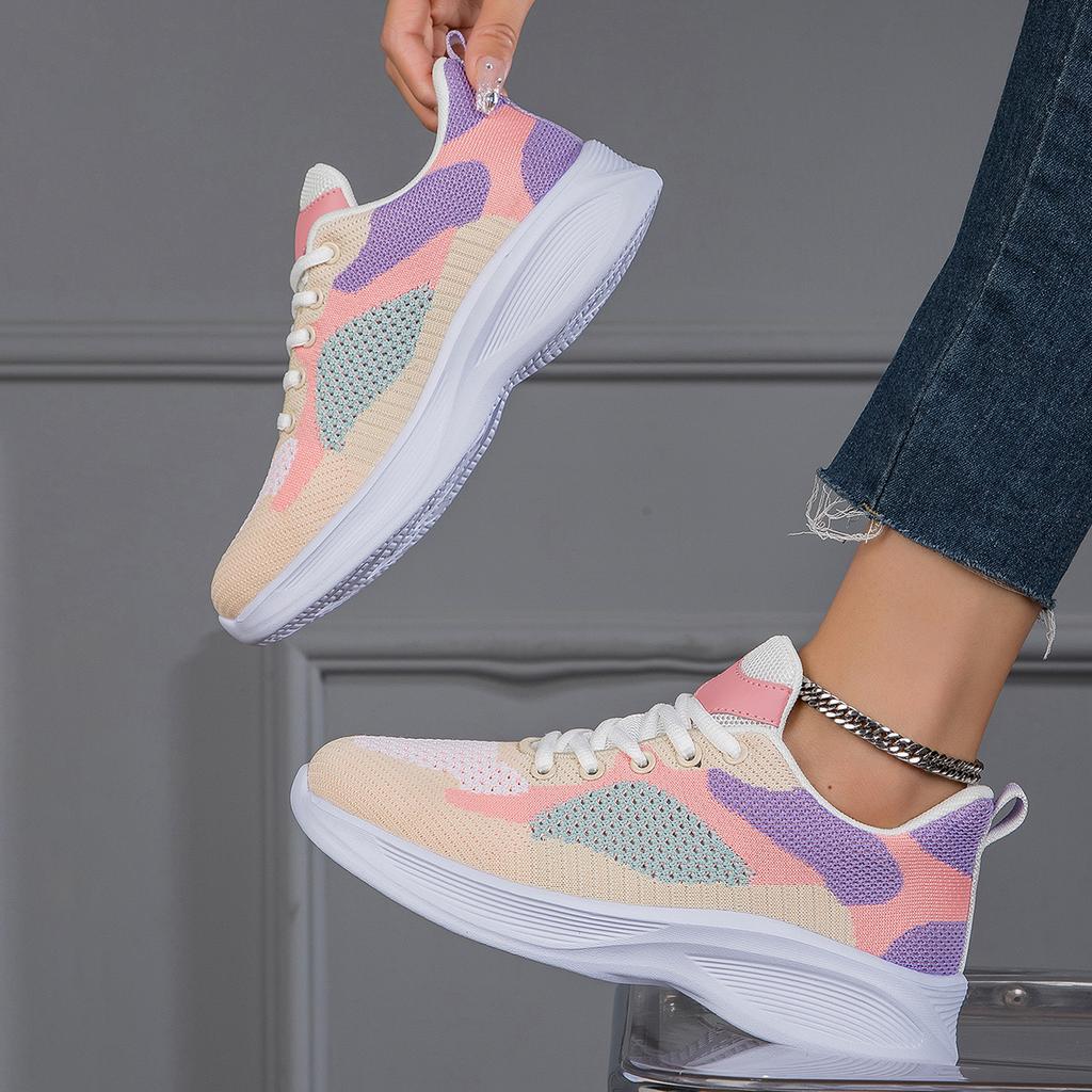 TUINANLE נעלי סניקרס קז'ואל לנשים - בד ובטנה נושמים - נוחות לאורך כל השנה, מתאימות לחופשות חוף, נסיעות ושימוש יומיומי