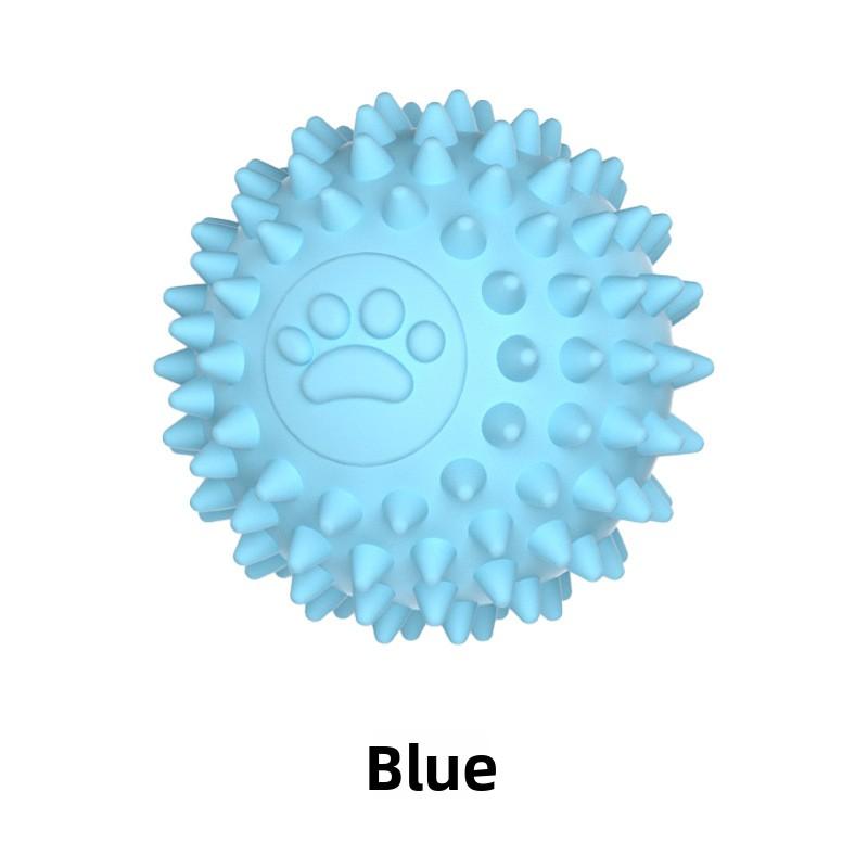 

Pet Toy Balls, Gnawing Teeth, Durable Teeth Cleaning, Hollow Footprint Balls, Dog Toys Medium синий