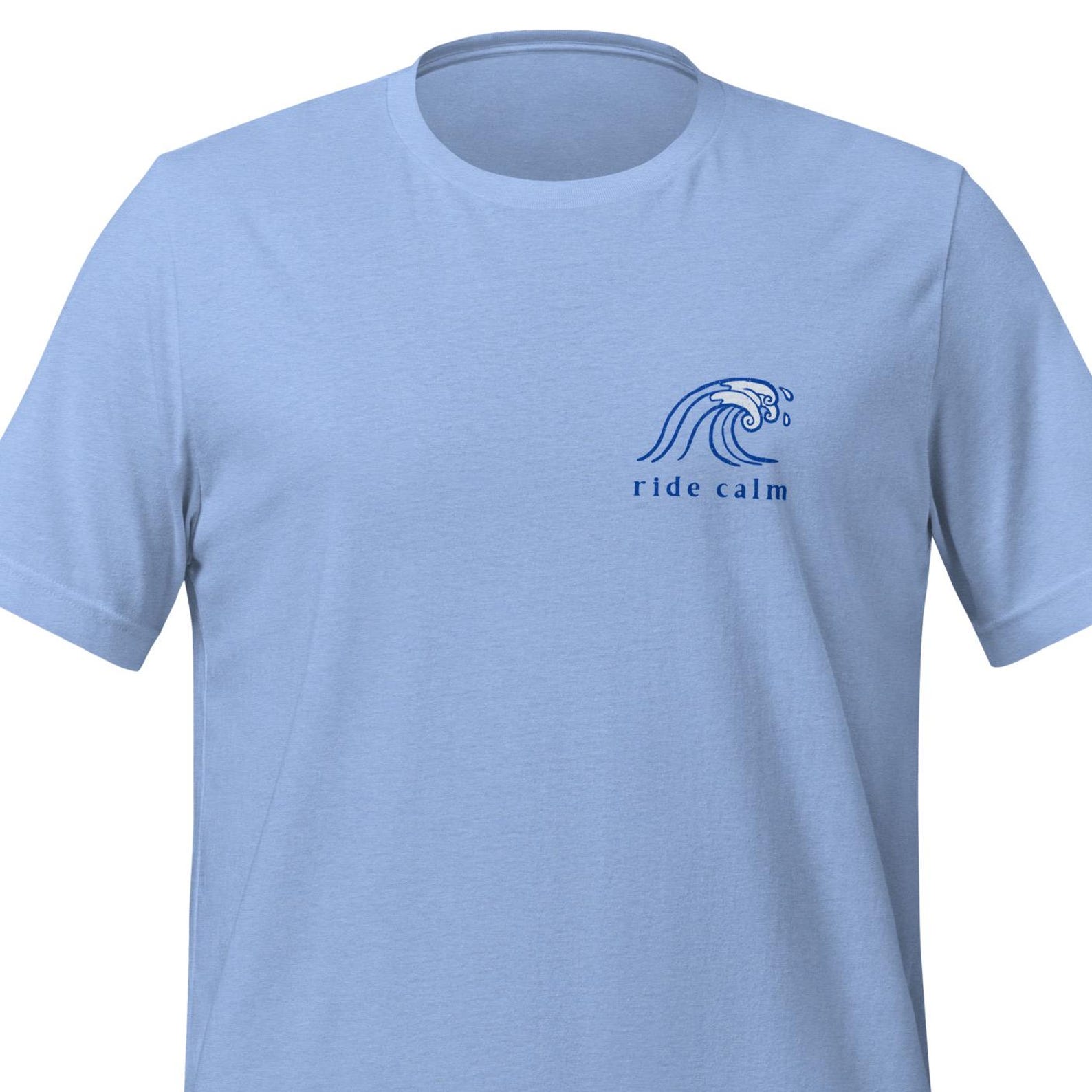 Minimalist Ocean Wave T-Shirt, Coastal Surf Graphic Tee 3XL