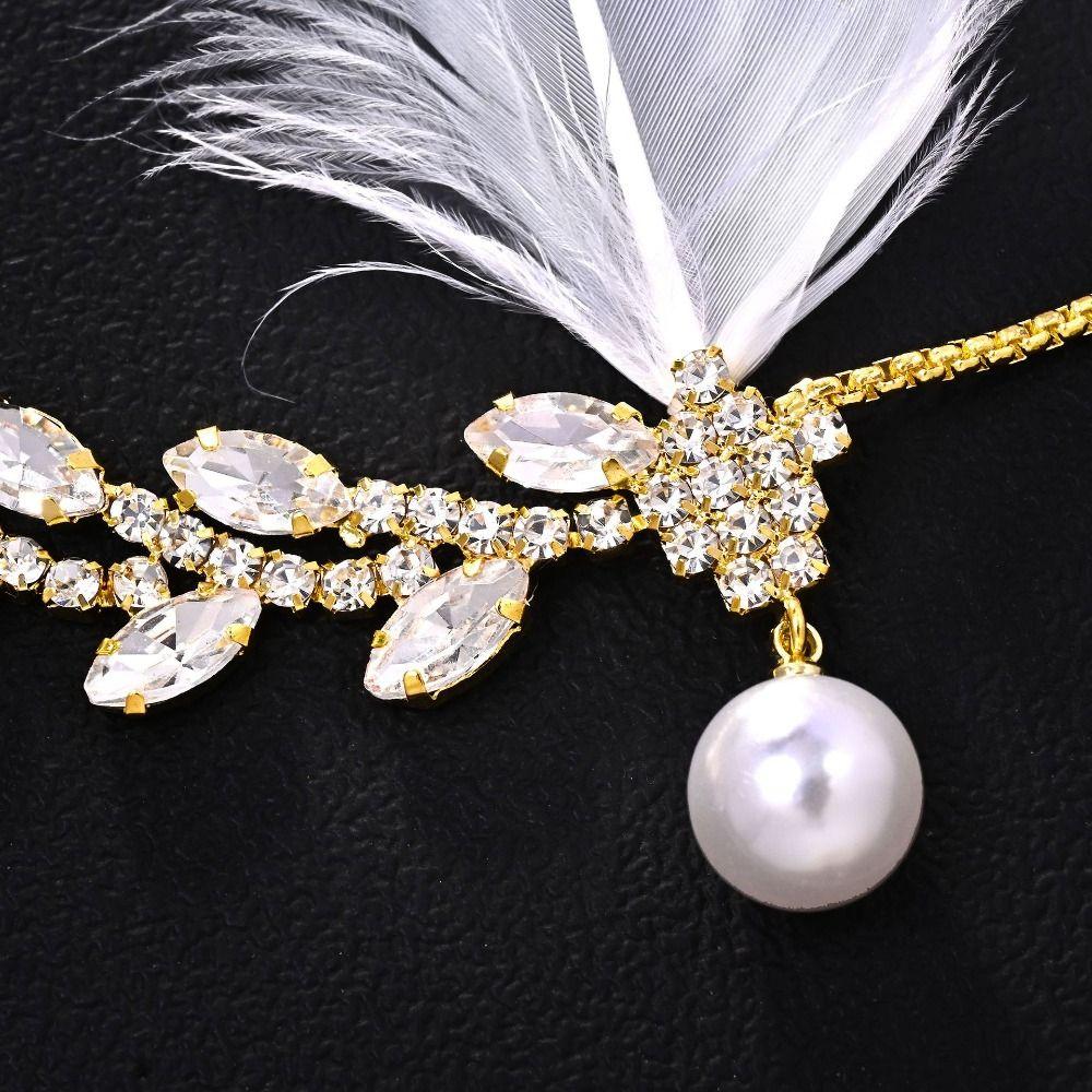 Vintage Gatsby-Style Feather Headband Sequin 1920s Hair Accessories  Stage Performance
