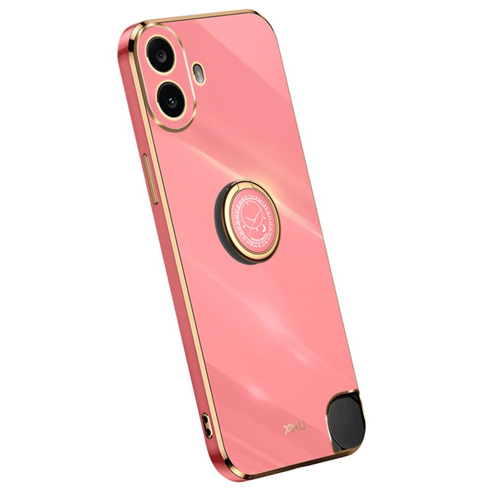 XINLI For Nothing CMF Phone 1 Case Ring Kickstand Electroplating TPU Phone Cover