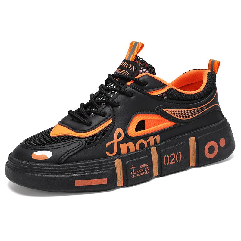 

Женские летние сандалии для скейтбординга, кроссовки для бега, для студентов, мужские повседневные детские спортивные сандалии, обувь больших размеров 44 чёрный