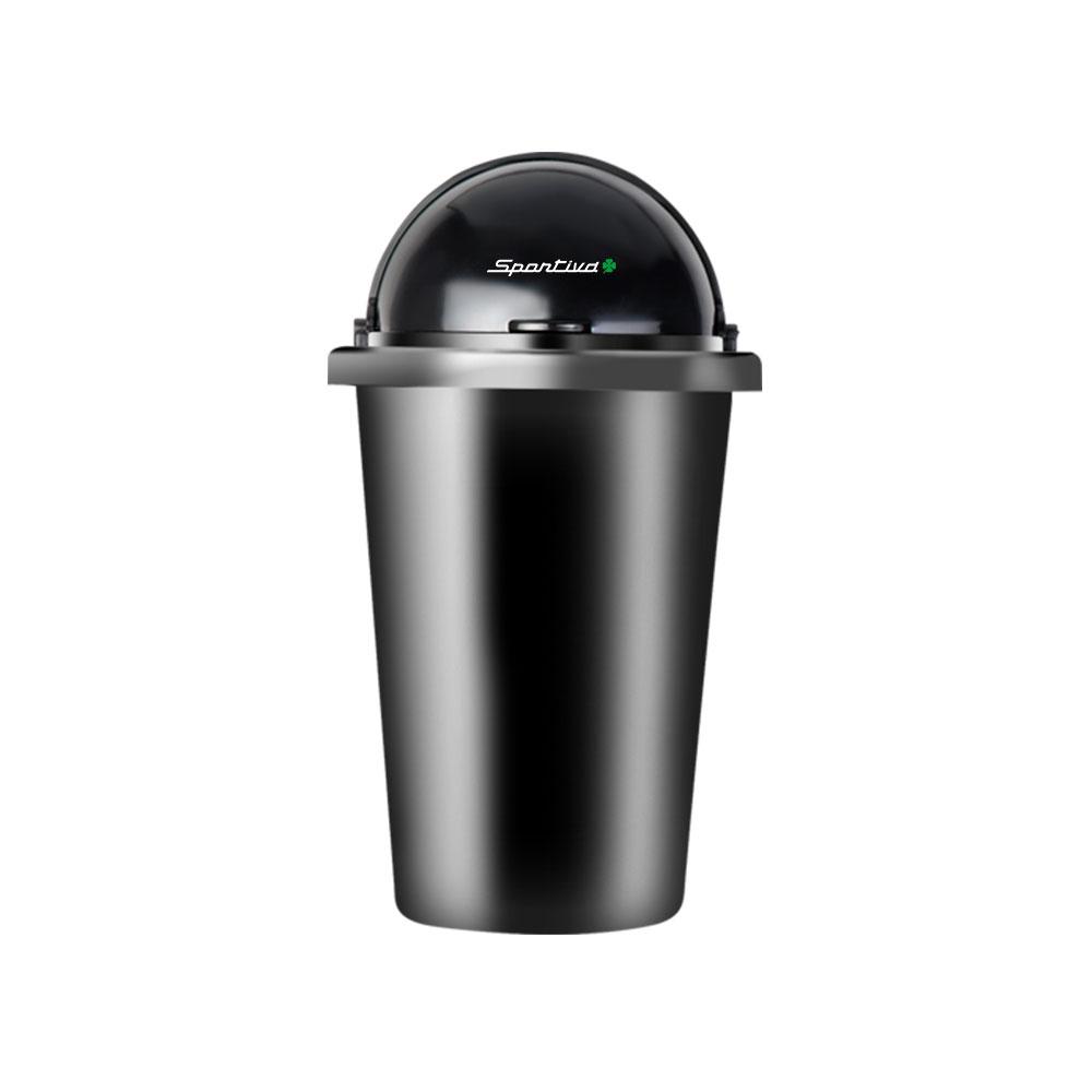 1pc ABS Portable Car Trash Bin Can Rubbish Container Storage Box Bucket For Alfa Romeo 147 159 Sportiva Stelvio Auto Accessories ghi855