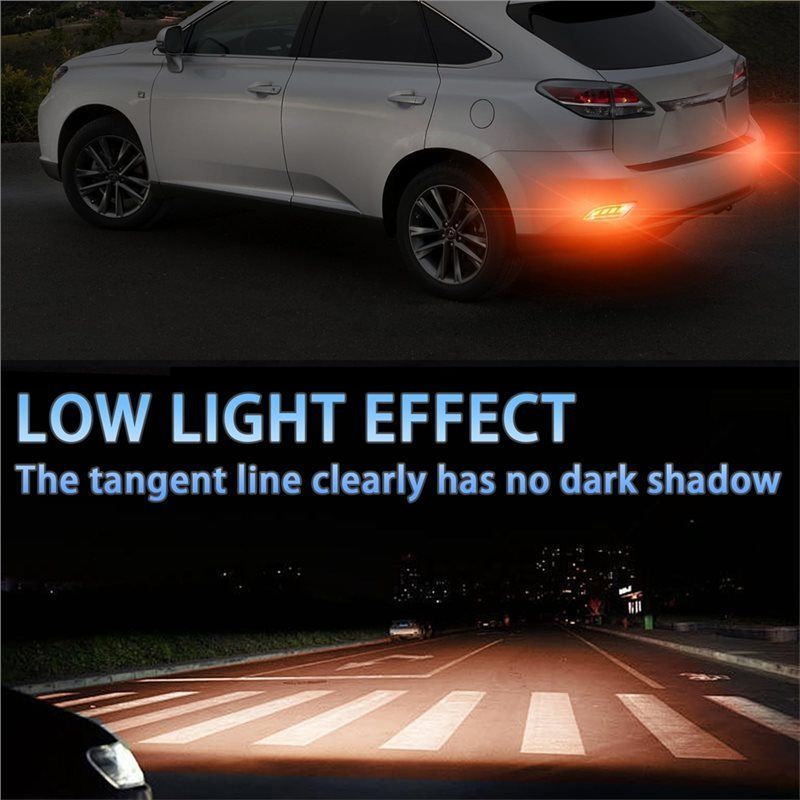 Sequential Turn Signal Brake Tail Light LED Rear Bumper Reflector For Lexus RX350 2009- 2015 Auto Accessories