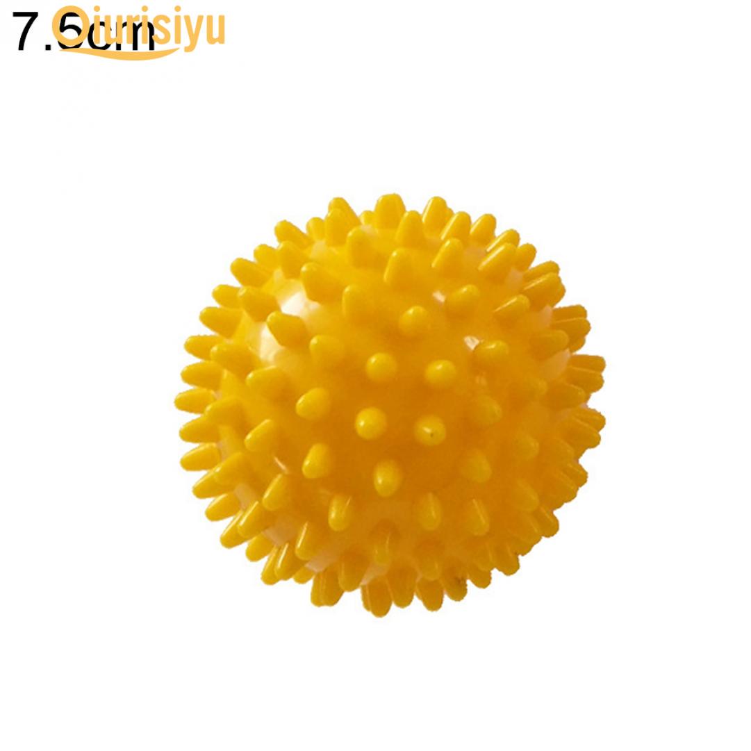 

7,5 см/9,5 см йога спайки массажные шарики для спортзала остроконечные стресс-рефлексология оборудование для йоги 7.5cm жёлтый