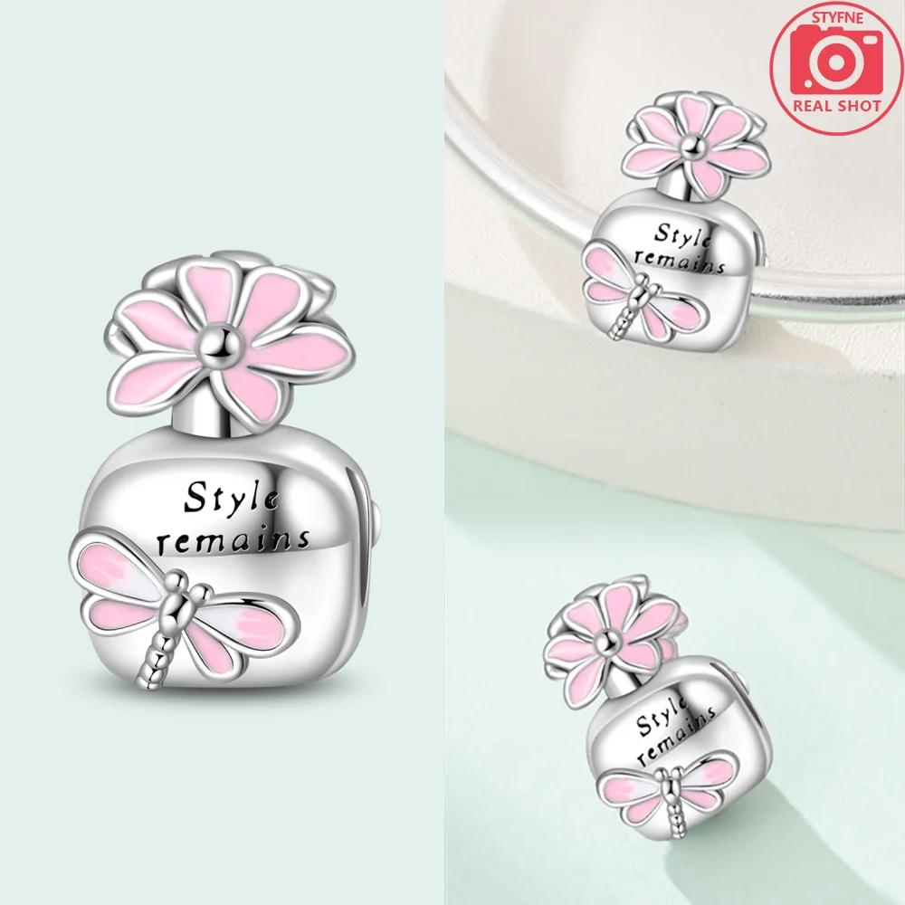 Original Copper Cute Pets Rabbits Elephants Perfume Bottle Charms Beads Fit Bracelet Accessory Jewelry Women Diy