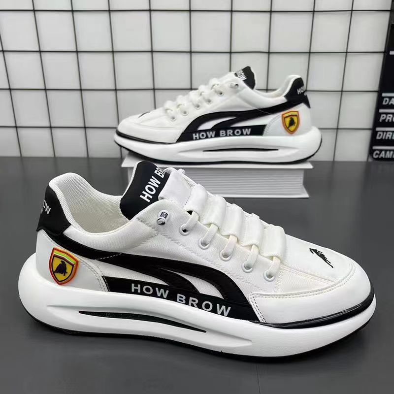

Spring and Autumn New Trend Versatile Platform Shoes Sneakers Men s Shoes 39 чёрный