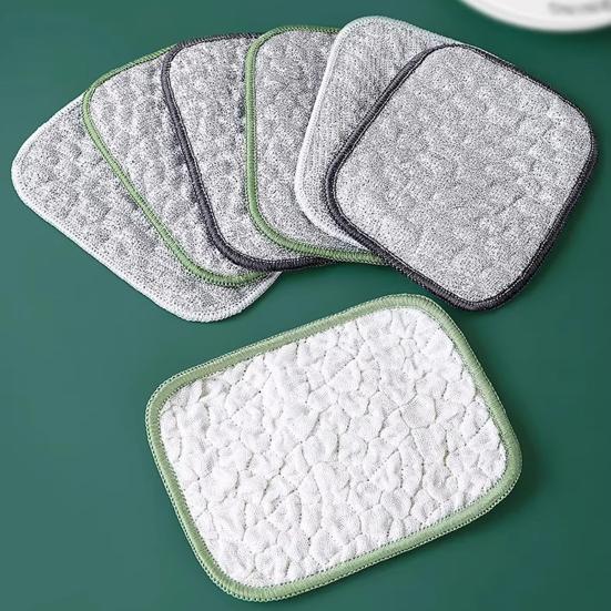 10Pcs Multipurpose Wire Dishwashing Rags Fast Drying Non-Scratch Reusable Wire Cleaning Cloth Kitchen Dishcloth