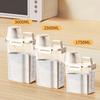 Airtight Laundry Liquid Storage Jar Portable Washing Powder Dispenser with Measuring Cup for Convenient and Efficient Laundry