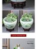 Jingdezhen Goldfish Tank: Floor-Standing Ceramic Water Feature for Balcony, Office, or Living Room.