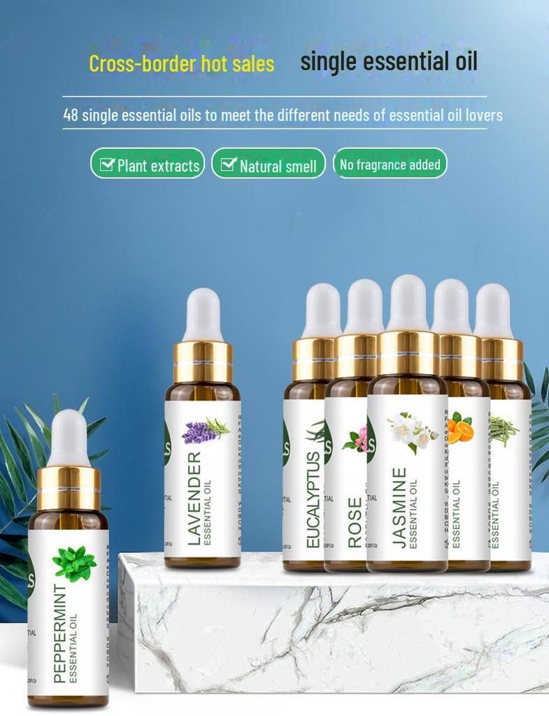 Vzorek esenciálního oleje: Růže, Levandule, Čajovník - Použijte pro Aromaterapii, Svíčky, Masáže nebo Difuzéry