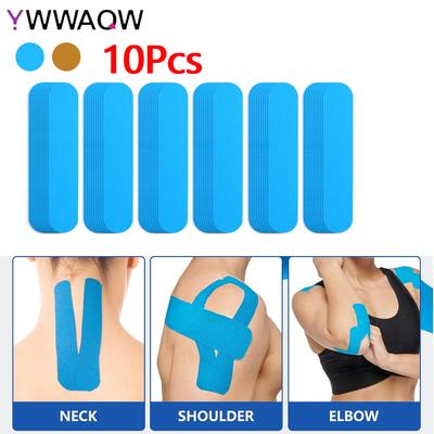 10Pc Kinesiology Tape Precut,Elastic Athletic Tape For Joints Support & Muscle Pain Relief,Hypoallergenic & Waterproof Tape