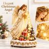 Lighted Star Christmas Tabletop Decoration, Holiday Desktop Ornament for Home Indoor Display