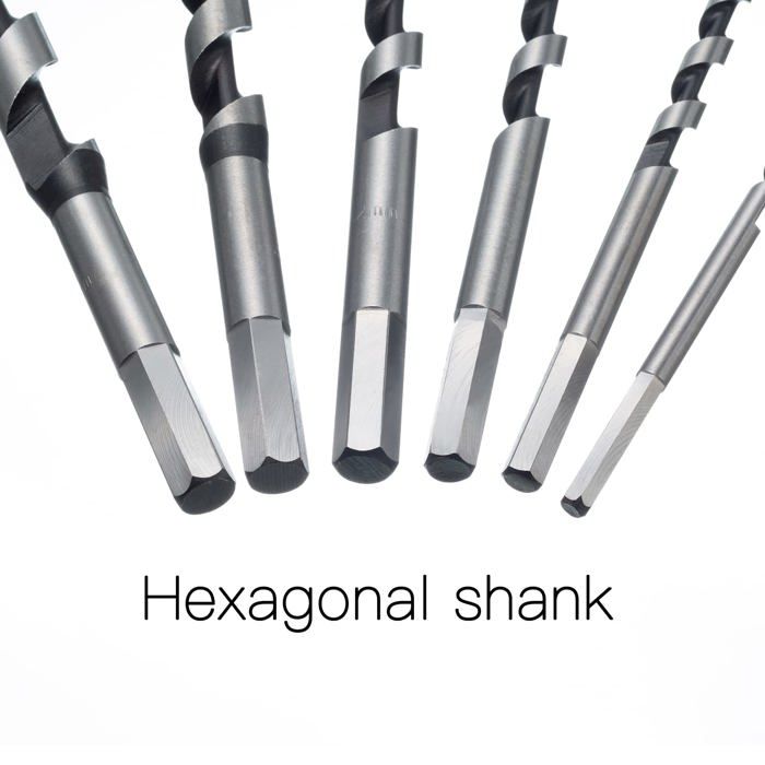 Helical Drill Bit - Hpmaison - Jy-8819 - High-carbon Steel - 6 Sizes - Hexagonal