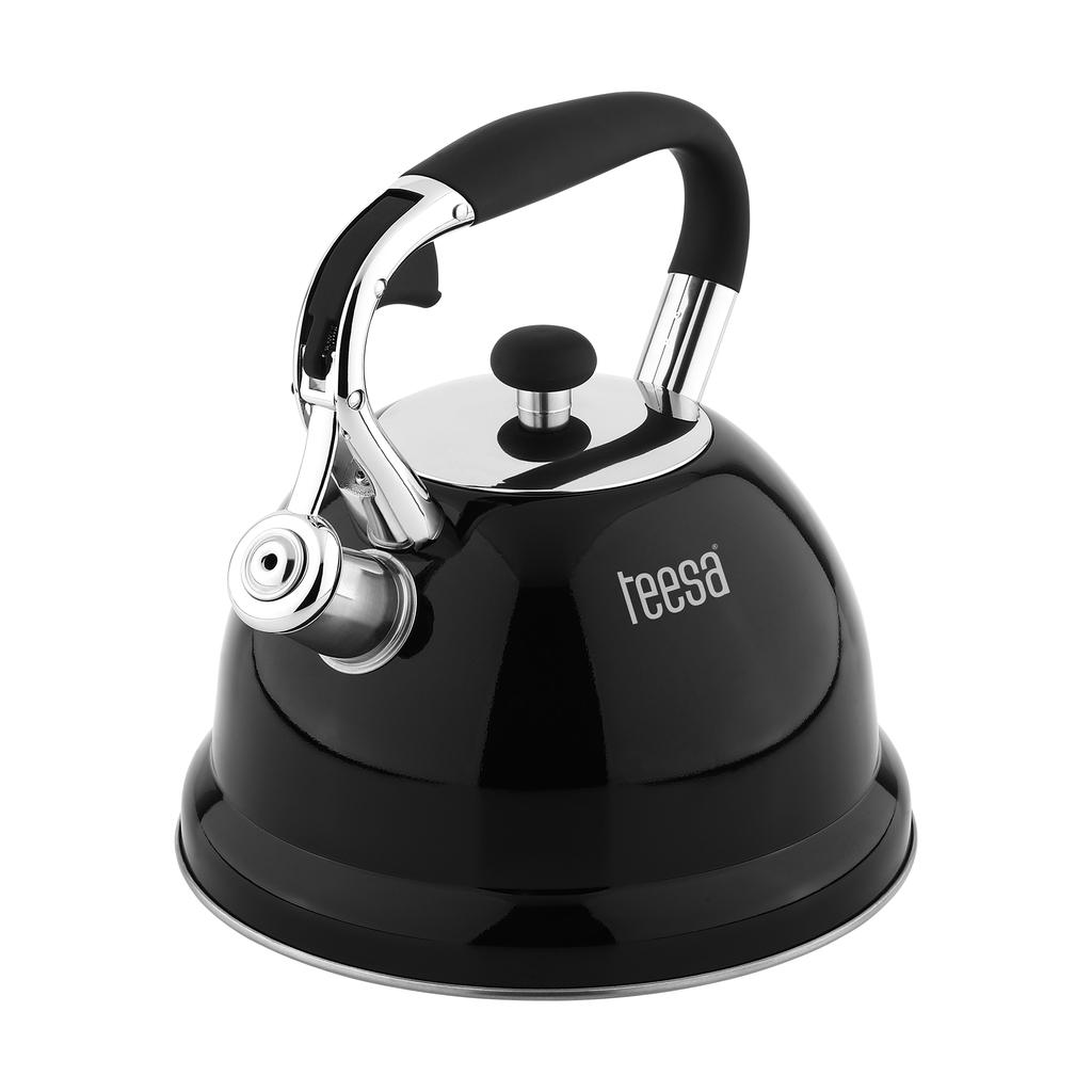 Teesa Stainless Steel Kettle with Whistling 3L Gas Induction